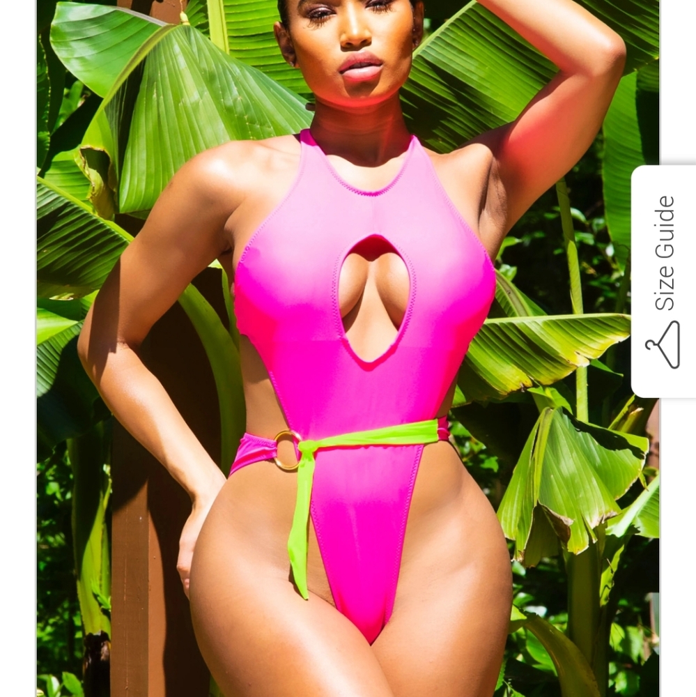 5 for 25$ Matte Collection Pierce Neon Pink One Peice